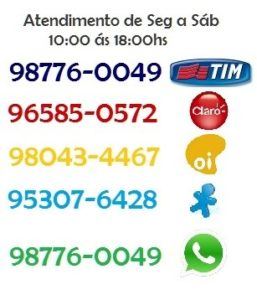 Example of Small Business Advertising (in Portuguese)